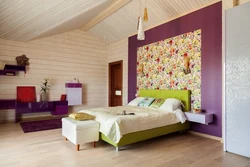 В какой цвет покрасить деревянные стены в гостиной фото