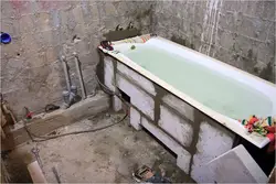 Bathtub installation photo