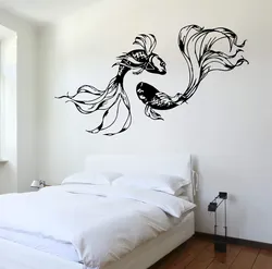 Дизайн Рисунка На Стене В Спальне