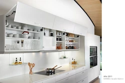 Кухни с открытыми верхними шкафами фото