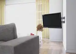Телевизор в углу в гостиной фото