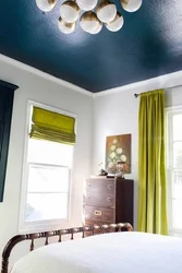 Каким Цветом Покрасить Потолок В Спальне Фото