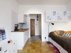 Дизайн Комнаты В Общежитии С Кухней И Прихожей