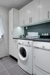 Встроить стиральную машину в ванной под раковину фото