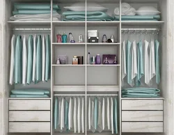 Дизайн шкафа в спальню внутри фото