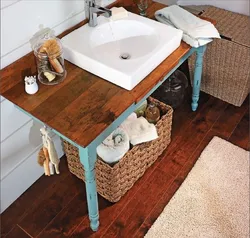 Photo of bathroom table