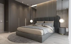 Дизайн спальни с консолью