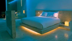 Спальни с подсветкой с фото