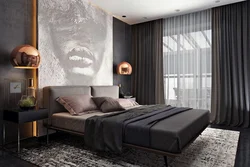 Bedroom design for men's interior