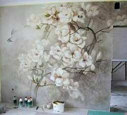 Росписи стен в квартирах только фото