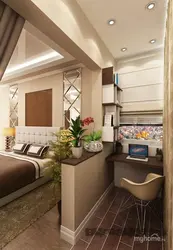 Дизайн спальни с балконом 18