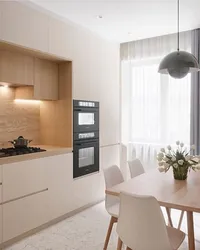 Дизайн светлой кухни в современном стиле 12 кв м