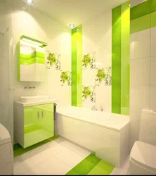 Бело Зеленая Ванна Дизайн