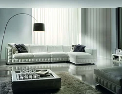 Большой современный диван в гостиную фото