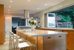 Kitchen photo with panoramic photos