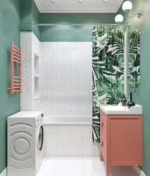 Дизайн в ванной в панельном доме