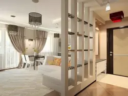 Дизайн дома с гостиной и две комнаты