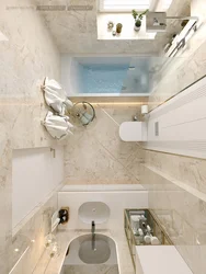 Ванная комната дизайн ванна слева