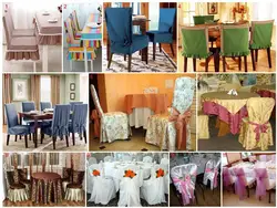 Sew chair covers for the kitchen photo