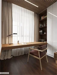 Дизайн спальни рабочего кабинета