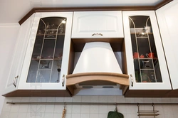 Kitchens with closed hood photo