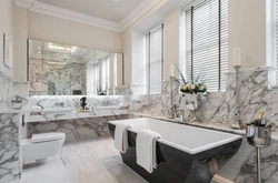 Marble style bathtub photo