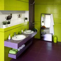Дизайн Ванной Из 2 Цветов