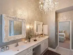 Дизайн ванной комнаты штукатуркой фото с декоративной и плиткой