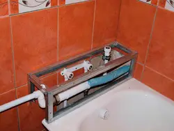Как спрятать трубы в ванной панелями фото