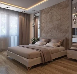 Ремонт спальни дизайн современный в теплых