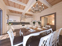 Laminated timber kitchen photo