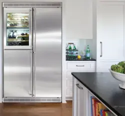 Двухстворчатый Холодильник В Интерьере Кухни