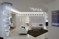Дизайн освещения в квартире с натяжными потолками