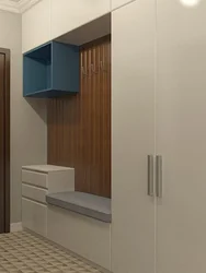 Современные прихожие со шкафом купе для узких коридоров фото