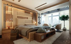 Дизайнер интерьера комнаты спальни