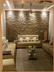 Дизайн квартир фото камень на стенах