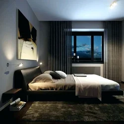 Bedroom design small dark