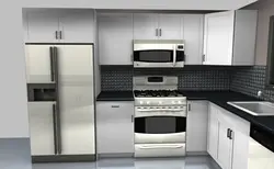Холодильник Слева Кухни Фото