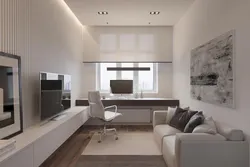 Дизайн кабинета в квартире в современном стиле
