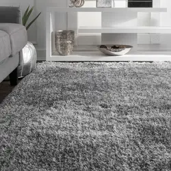 Серые ковры в интерьере гостиной фото