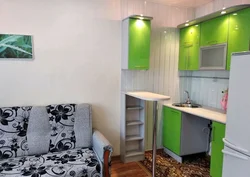 Дизайн комнаты в общежитии 12 кв м с кухней