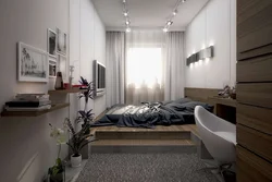 Спальни дизайн с подиумом