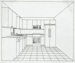 Дизайн кухни рисунок