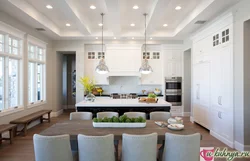 Photo of the living room kitchen in the house