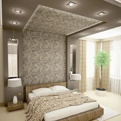 Дизайн спальни стены потолок