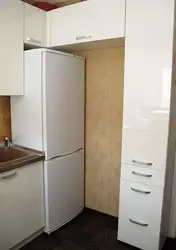 Как Поставить Холодильник В Маленькой Кухне Фото Своими