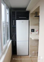 Холодильник На Балконе Кухни Фото