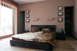 Спальня цвета какао фото