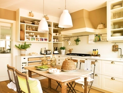 To make the kitchen beautiful and cozy photo