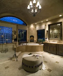 Богатая ванная в доме фото